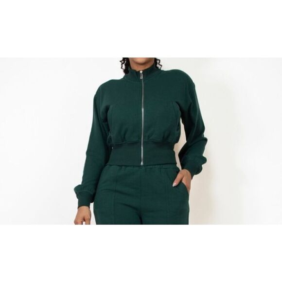 Hunter Green Zip Jacket Pants Set - Picture 5 of 15